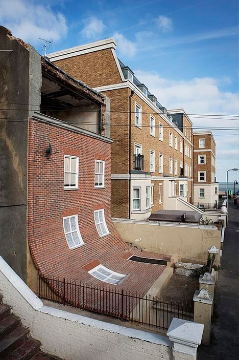 dezeen_house-with-slipped-down-facade-Margate-Alex-Chinneck_4